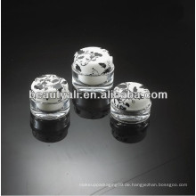 15ml 30ml 50ml 100ml runde kosmetische Verpackung Luxus Acryl Gläser